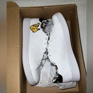 adidas Kids White Sneakers with Pikachu Design